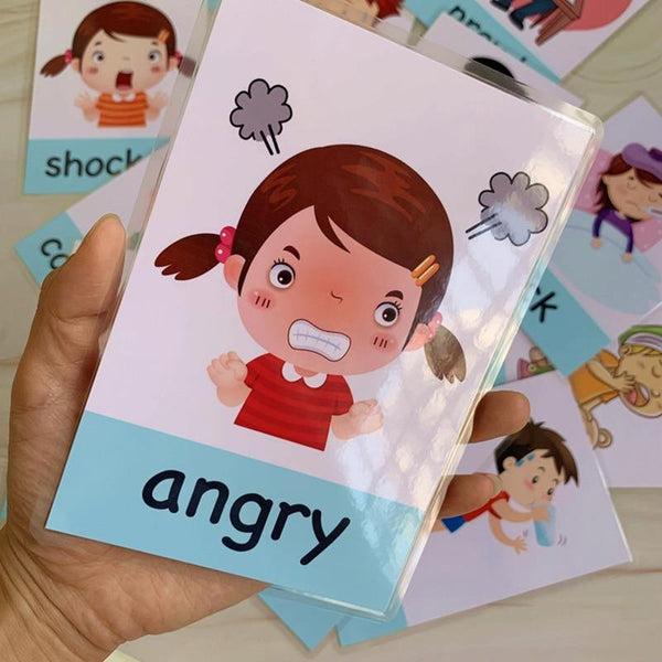 Montessori Emotions Learning Flash Cards - Helaya