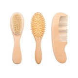Natural Baby 3 pcs Hair Brush Set - Helaya